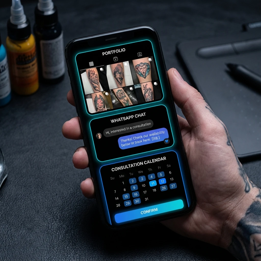 Estudio de Tatuajes app screenshots